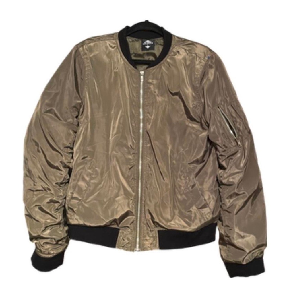 Lucy Paris Men's Metallic Bomber Jacket